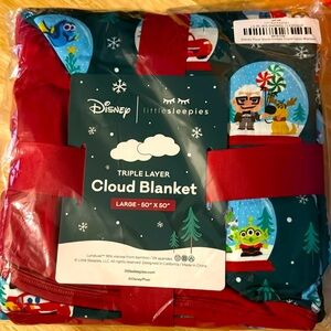 Disney Pixar Snow Globes Little Sleepies Triple Layer Blanket
